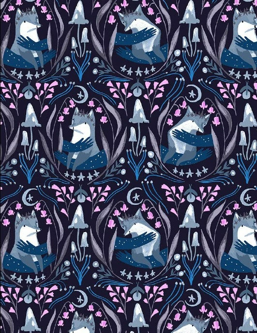 Retrolicious Collared Dress In Fox Print - Image 4