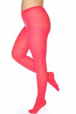 Pamela Mann Hosiery Curvy Super-Stretch 50 Denier Tights In Coral