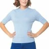 Timeless London Daisy Knit Top In Light Blue - I'm Eco-Friendly!