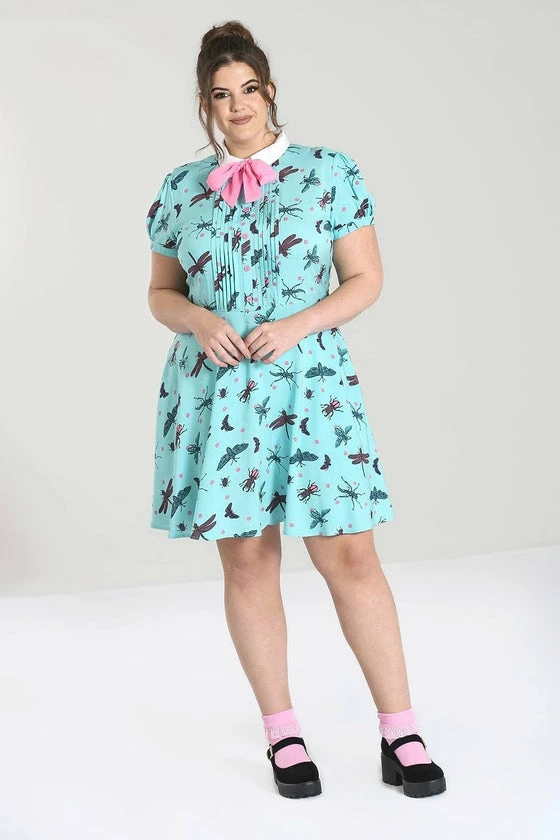 Hell Bunny Bugs Life Mini Dress - Image 4