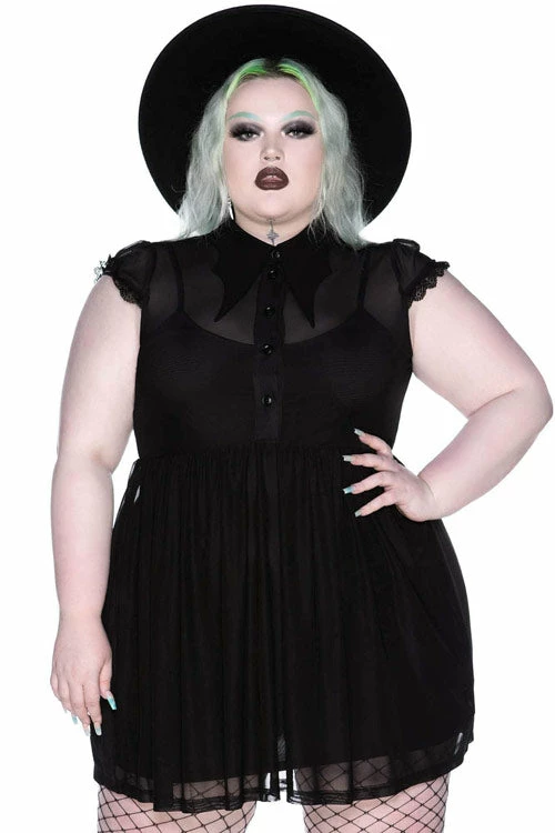 Killstar Eve Hallows Mesh Dress