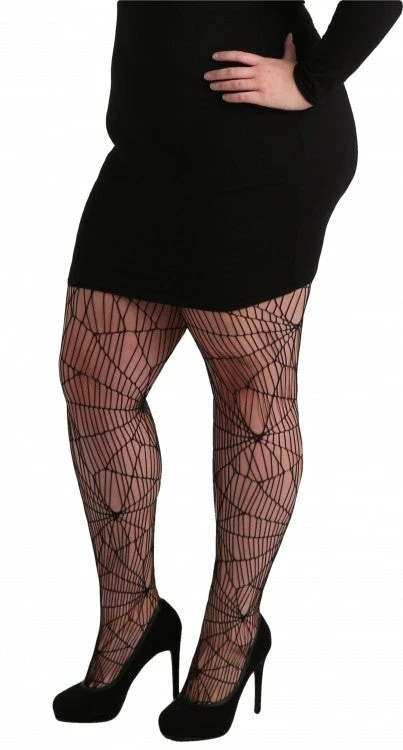 Pamela Mann Hosiery Fishnet Web Tights In Black - Image 6