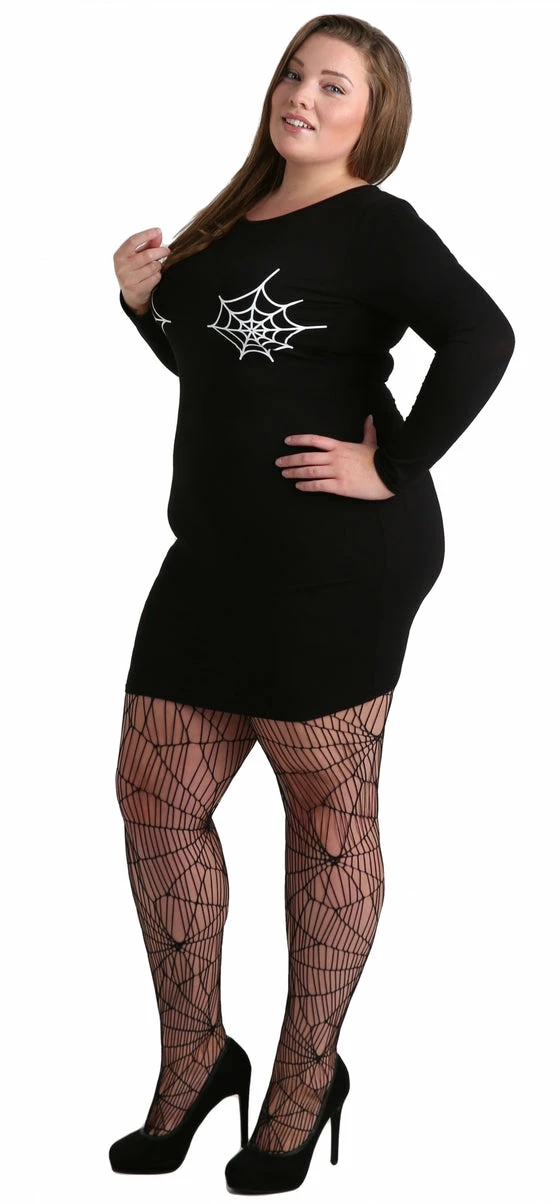 Pamela Mann Hosiery Fishnet Web Tights In Black - Image 4