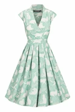 Lady Vintage Eva Dress In Purrfection - PRE-ORDER Estimated Dispatch 17 February