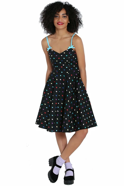 Hell Bunny True Love Mid Dress