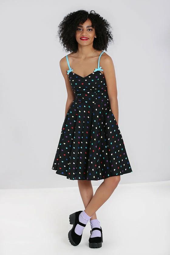 Hell Bunny True Love Mid Dress - Image 4