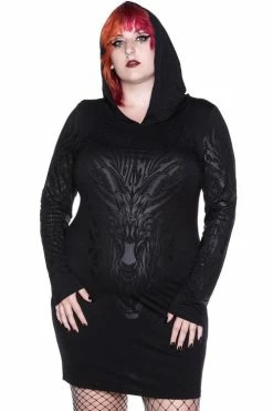 Killstar Untamed Hooded Dress