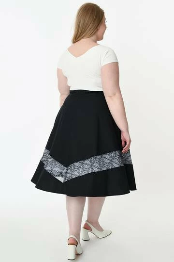 Timeless London Batwing High Waisted Midi Skirt - Image 2