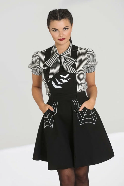 Hell Bunny Miss Muffet Pinafore Dress - Image 6
