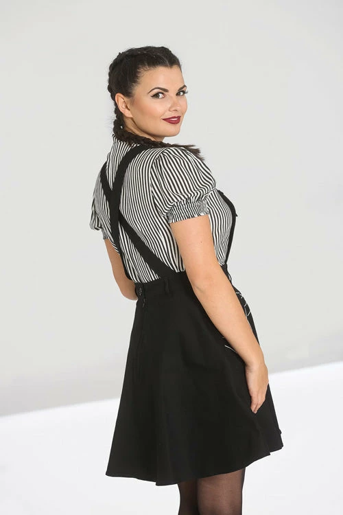 Hell Bunny Miss Muffet Pinafore Dress - Image 7