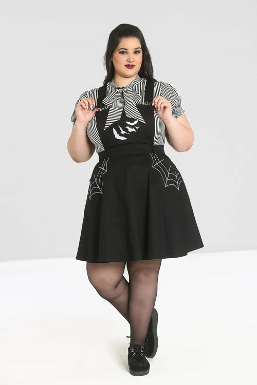 Hell Bunny Miss Muffet Pinafore Dress - Image 2