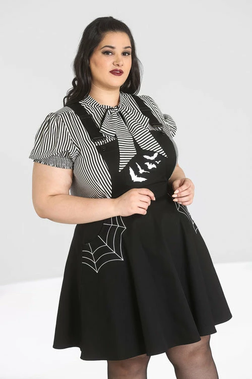 Hell Bunny Miss Muffet Pinafore Dress - Image 3