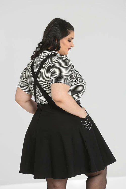 Hell Bunny Miss Muffet Pinafore Dress - Image 4