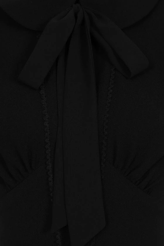 Hell Bunny Catherine Mid Dress In Classic Black - Image 11