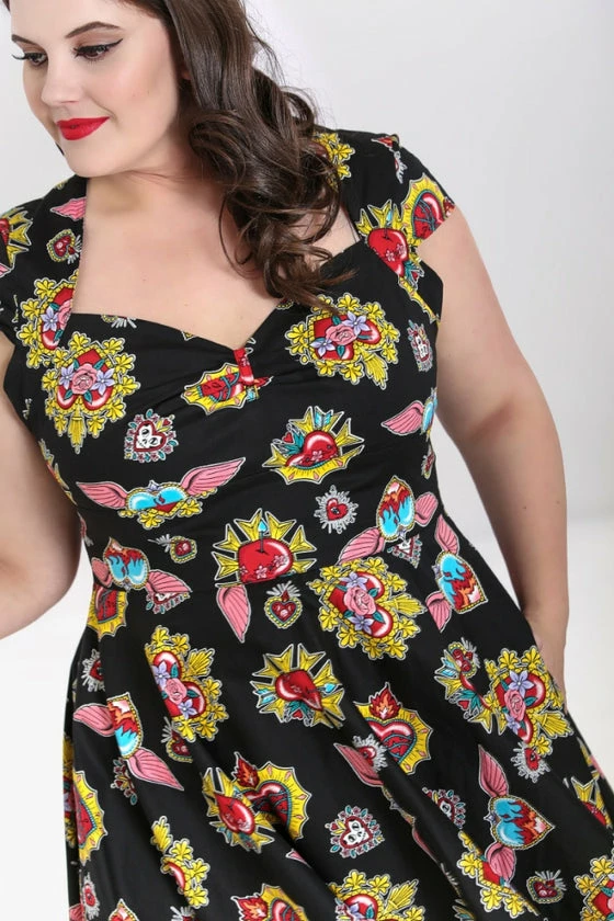 Hell Bunny Amias 50's Dress Hearts - Image 11