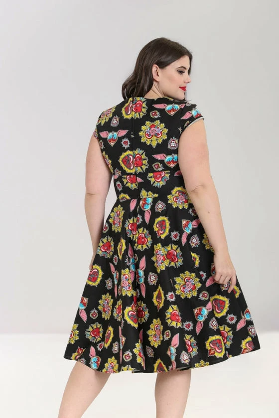 Hell Bunny Amias 50's Dress Hearts - Image 12