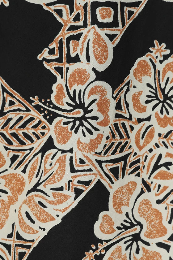 Hell Bunny Dominque 50's Dress Tiki Tribal Print - Image 9