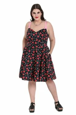 Hell Bunny Lollies Mid Dress Love Candy And Lolliepops