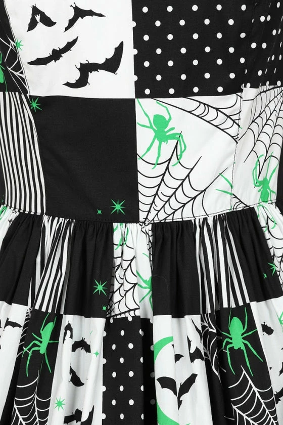 Hell Bunny Annie 50's Dress Halloween Bats - Image 10