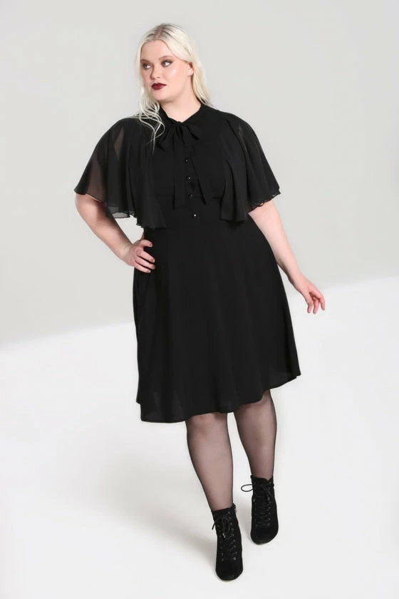 Hell Bunny Isabelle Mid Dress Shawl Detail - Image 8