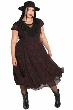 Hell Bunny Clarice Maxi Dress Snake Print