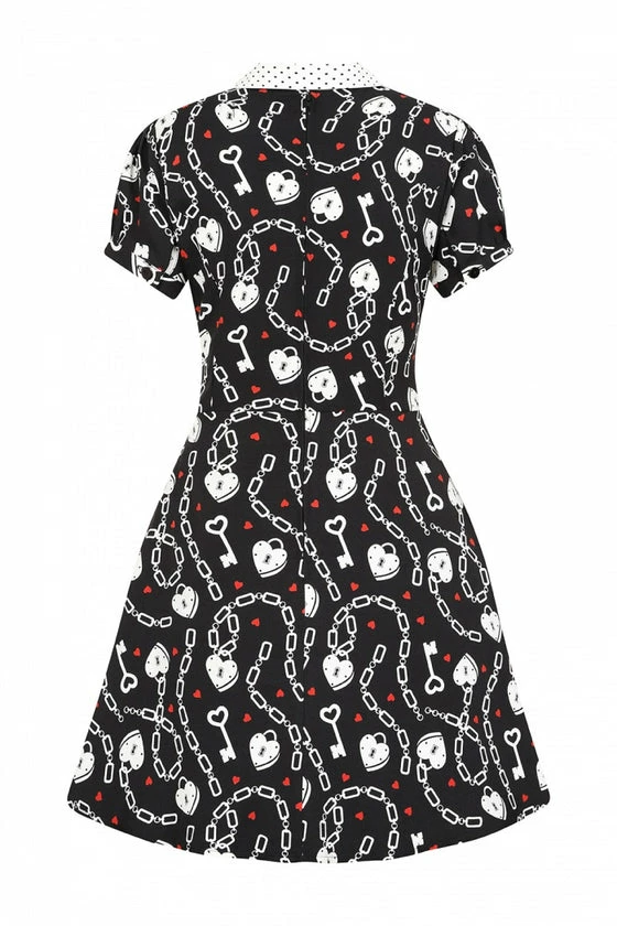 Hell Bunny Heart Lock Mini Dress - Image 12