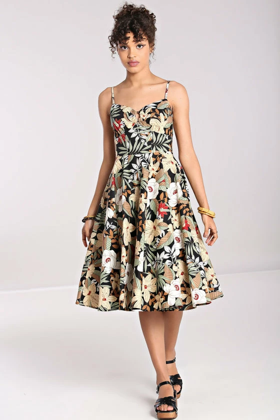 Hell Bunny Adelaida Dress Retro Floral - Image 2
