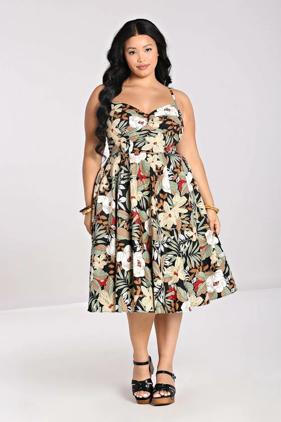 Hell Bunny Adelaida Dress Retro Floral - Image 6
