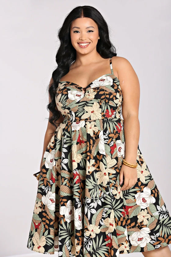 Hell Bunny Adelaida Dress Retro Floral - Image 8