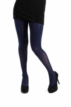 Pamela Mann Hosiery 50 Denier Opaque Pantyhose In Navy