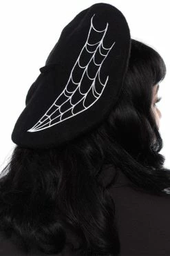 Sourpuss Spiderweb Beret